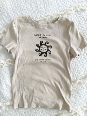 Ribbed tee